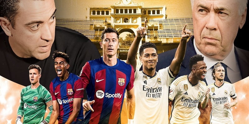 Chấp 0 xuất hiện tại cặp trận siêu kinh điển El Clasico